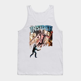 The Insider Monstrous Ghost Spirits On Fire Scared Comic Weird Tales Tank Top